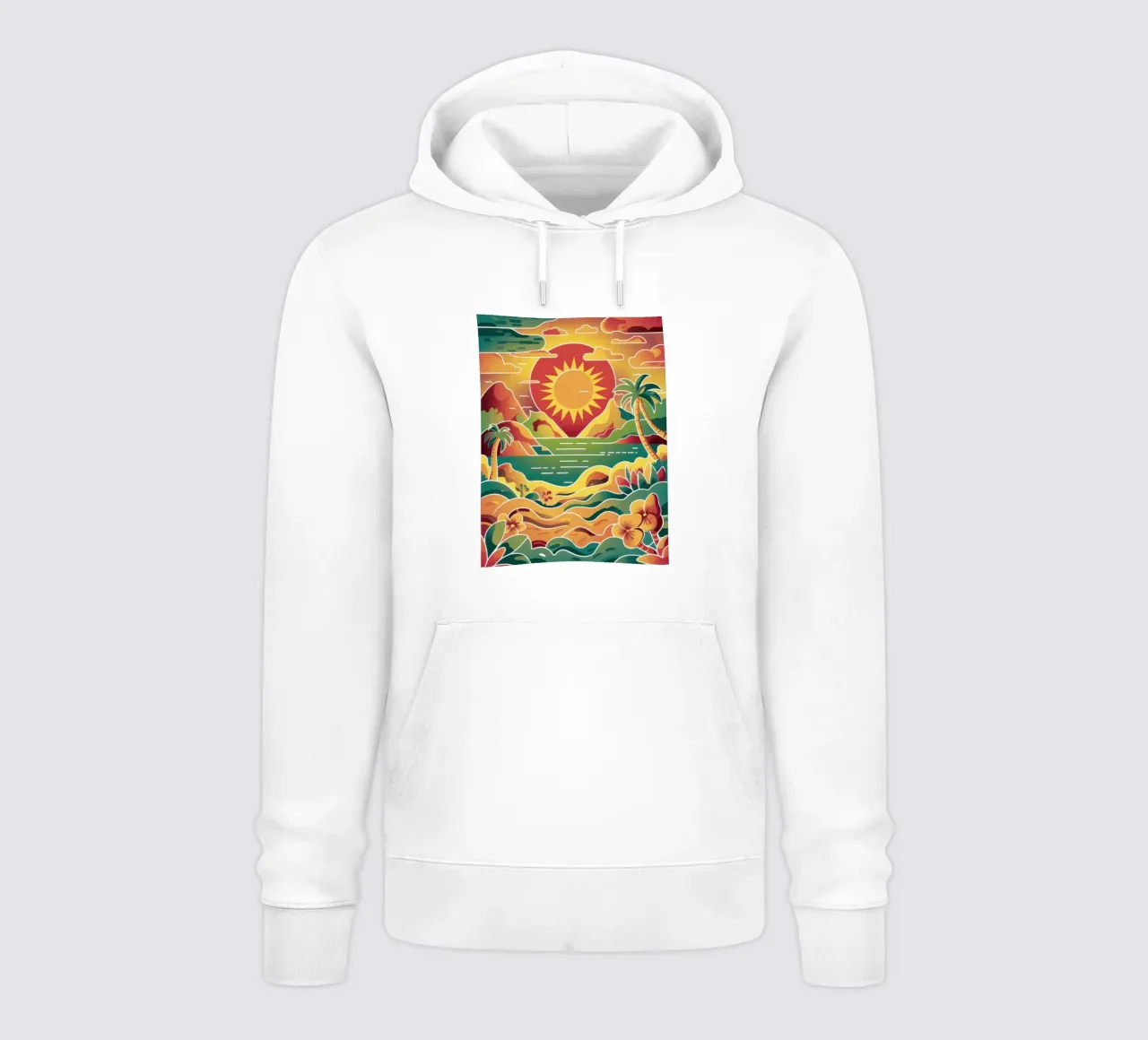 Tramonto Cuore Orizzonte felpa con cappuccio da Bring Haven