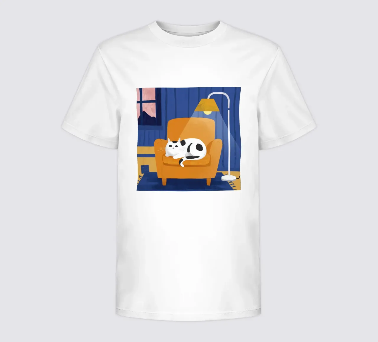 Cozy Reading Nook kids t-shirt by Bring Haven