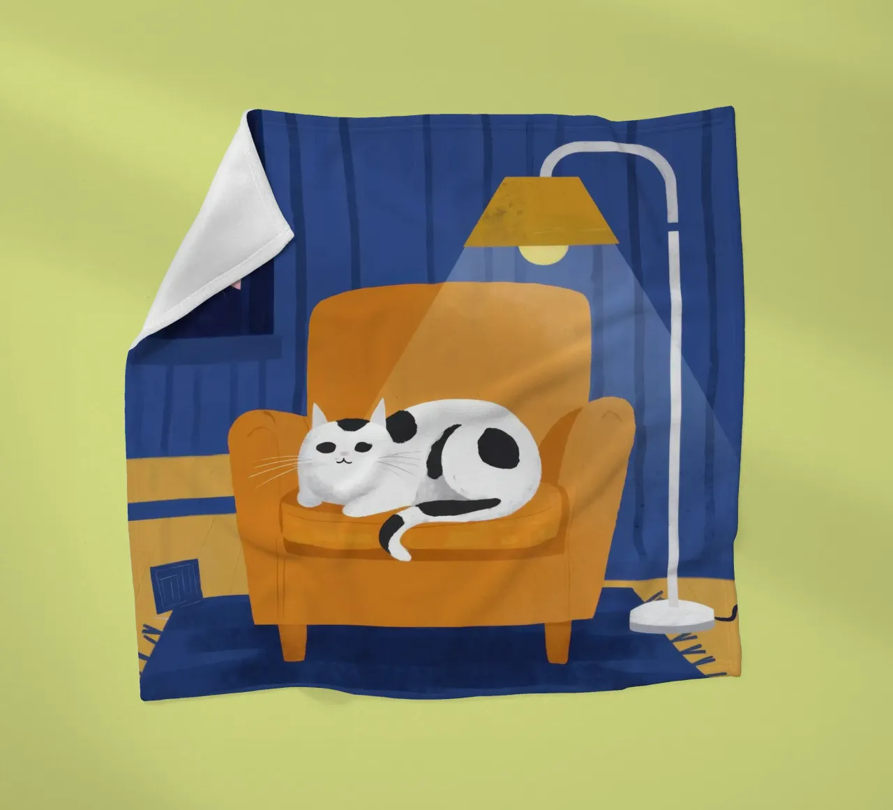 Accogliente angolo di lettura coperta in pile da Bring Haven