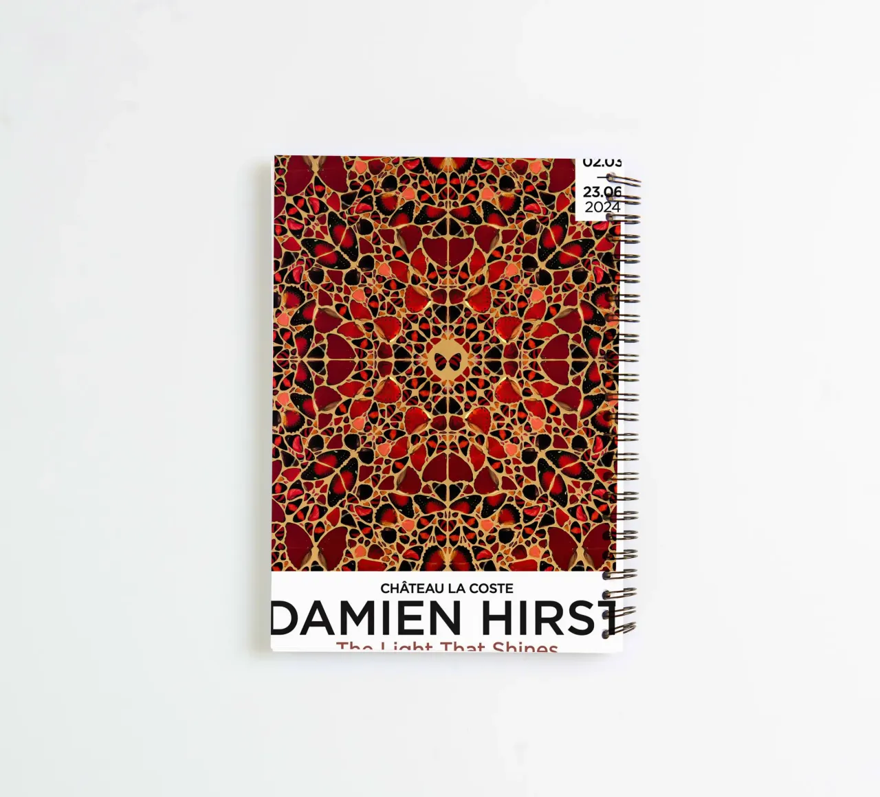 Poster Damien Hirst - Pompeia Plotina spiral notebook by Romeyoprints