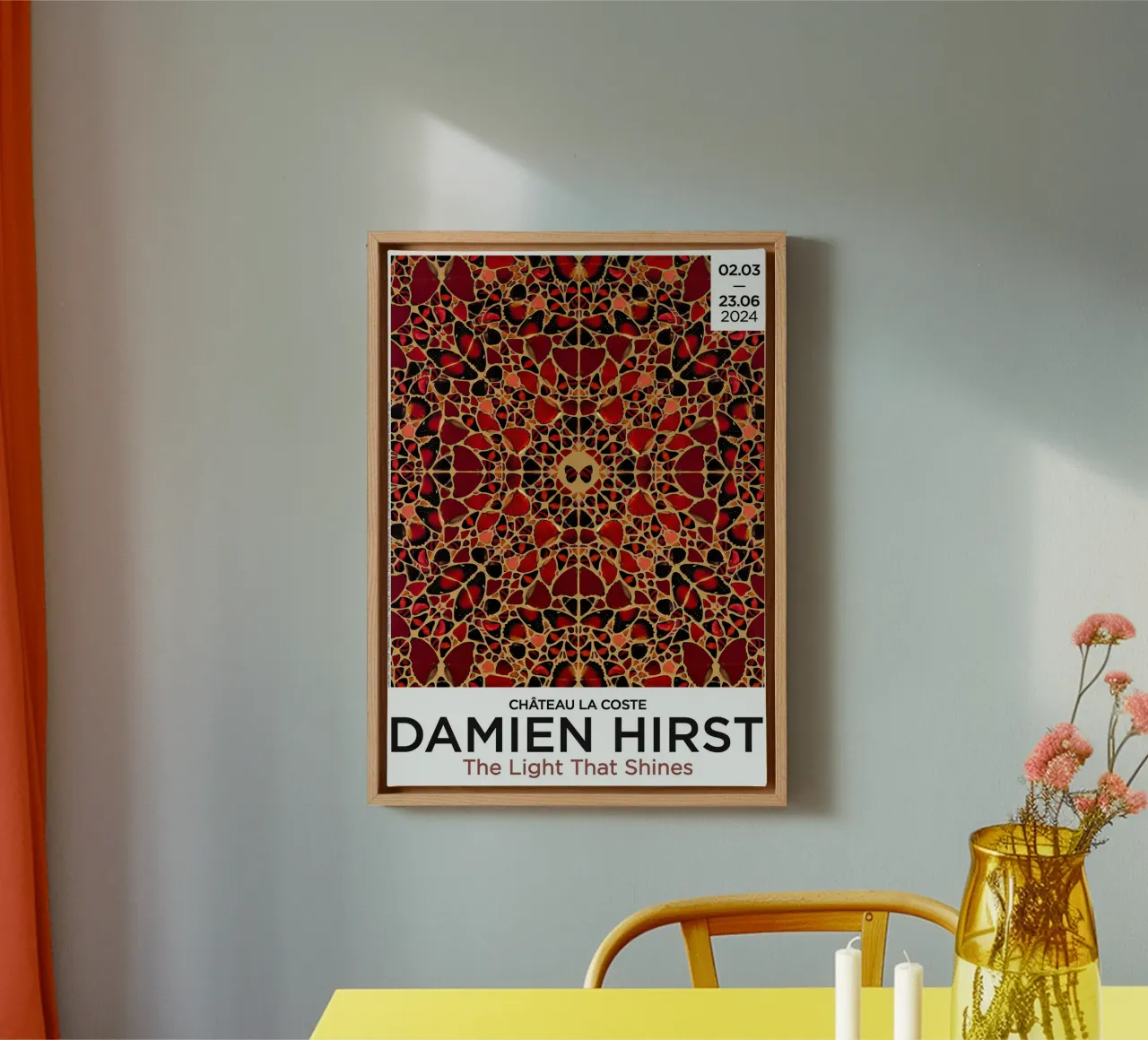 Poster Damien Hirst - Pompeia Plotina tela con Cornice a cassetta da Romeyoprints
