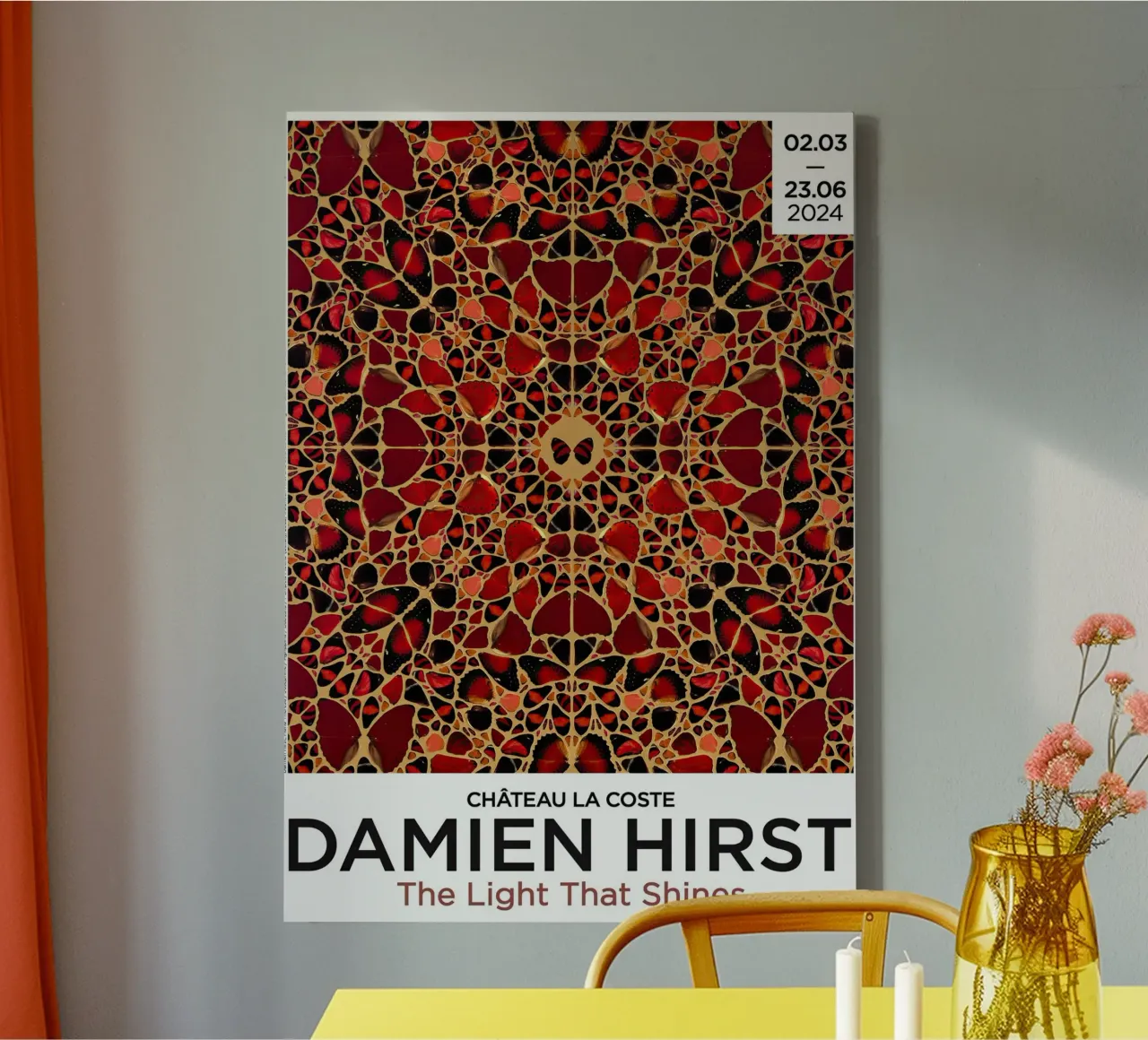 Poster Damien Hirst - Pompeia Plotina tela con Cornice a cassetta da Romeyoprints