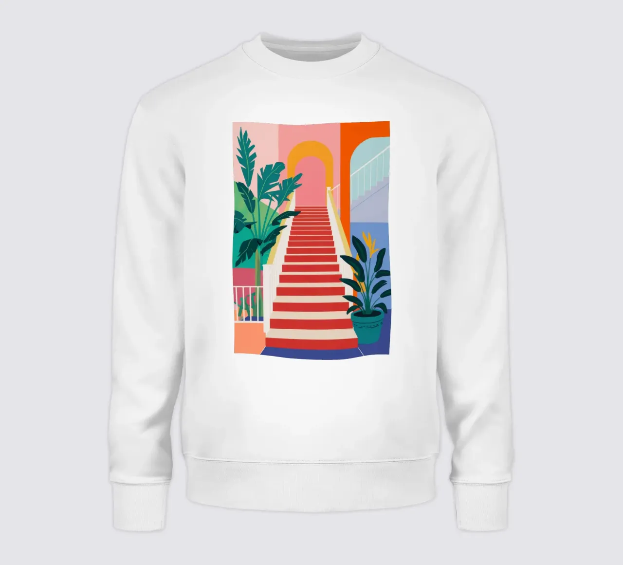 Stairway to Paradise sweatshirt by Veil Maya