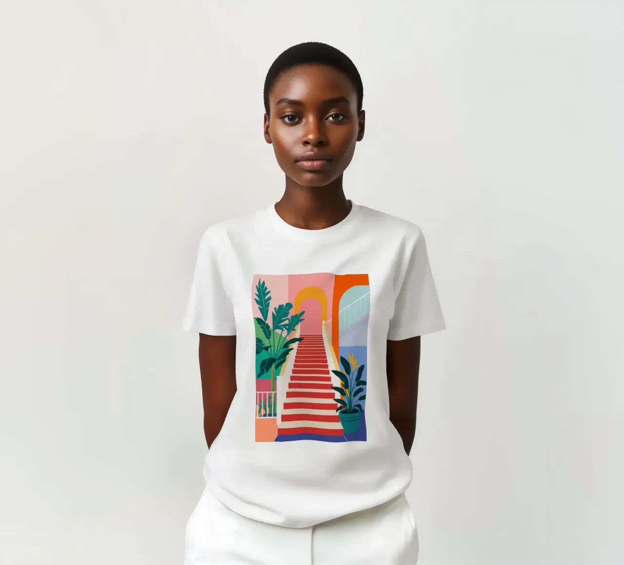 Scala per il paradiso t-shirt da Veil Maya