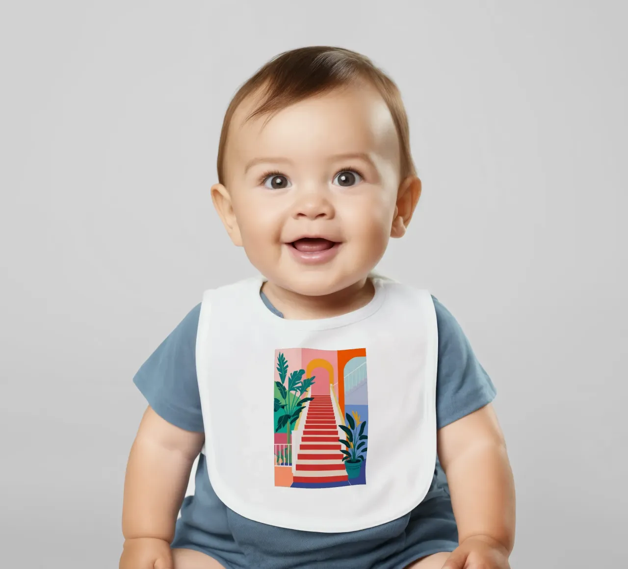 L'escalier du paradis bavoir de Veil Maya