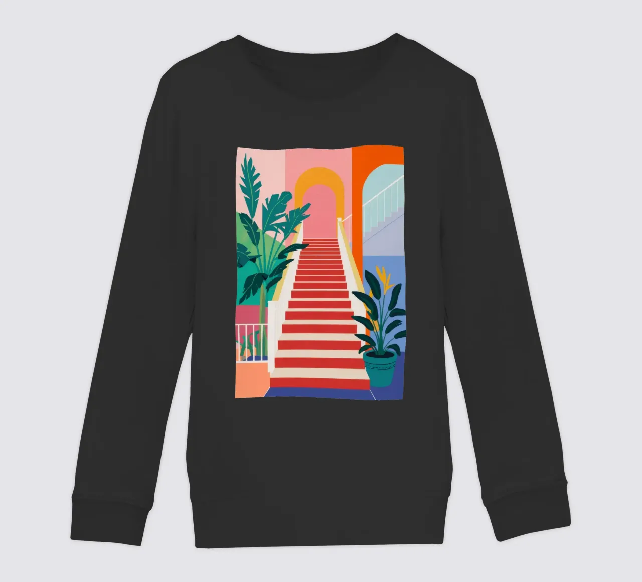 Scala per il paradiso felpa bambino da Veil Maya