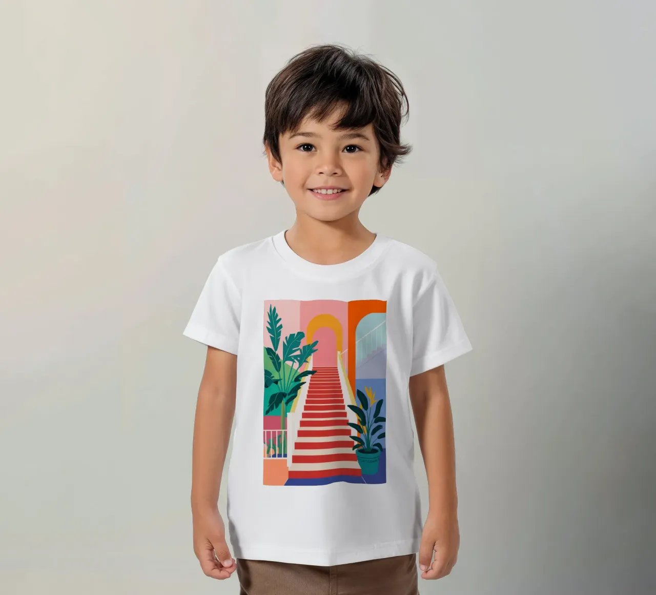 Scala per il paradiso t-shirt bambini da Veil Maya