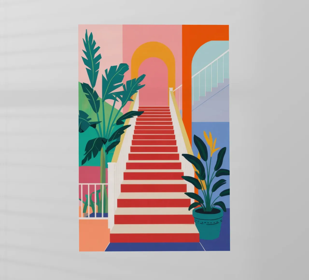 Scala per il paradiso pellicola backlit da Veil Maya