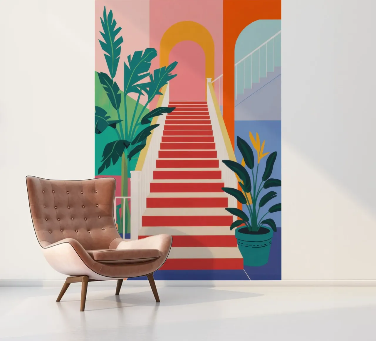 Die Treppe zum Paradies Fototapete von Veil Maya