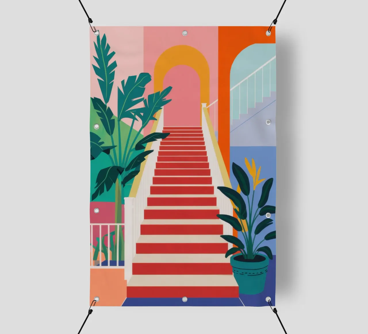 Scala per il paradiso telo in pvc da Veil Maya