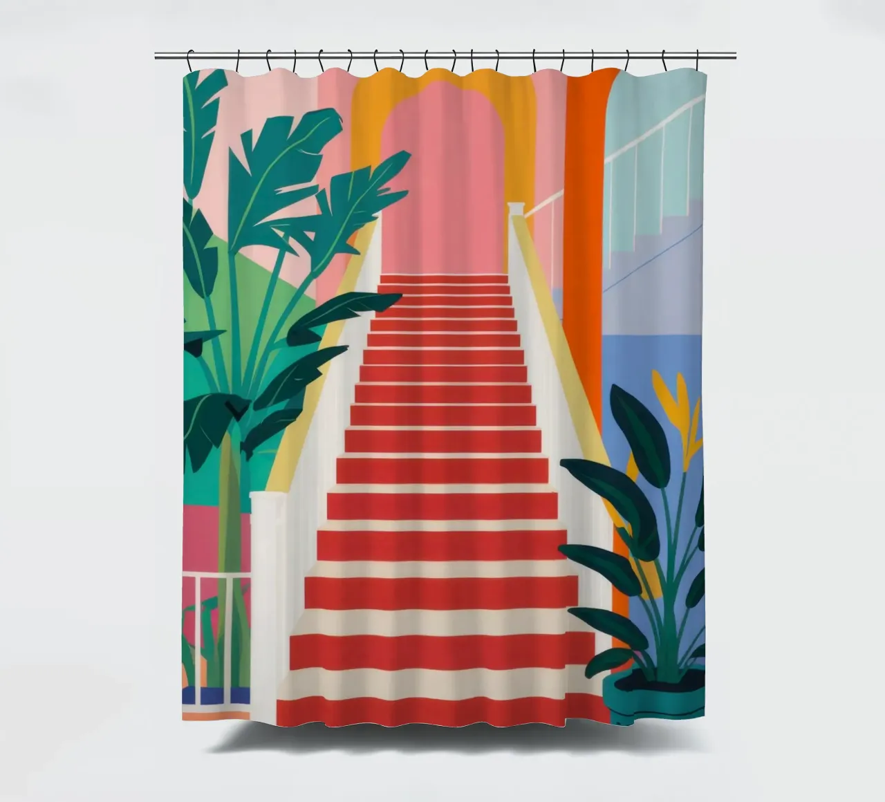 Scala per il paradiso tenda da doccia da Veil Maya