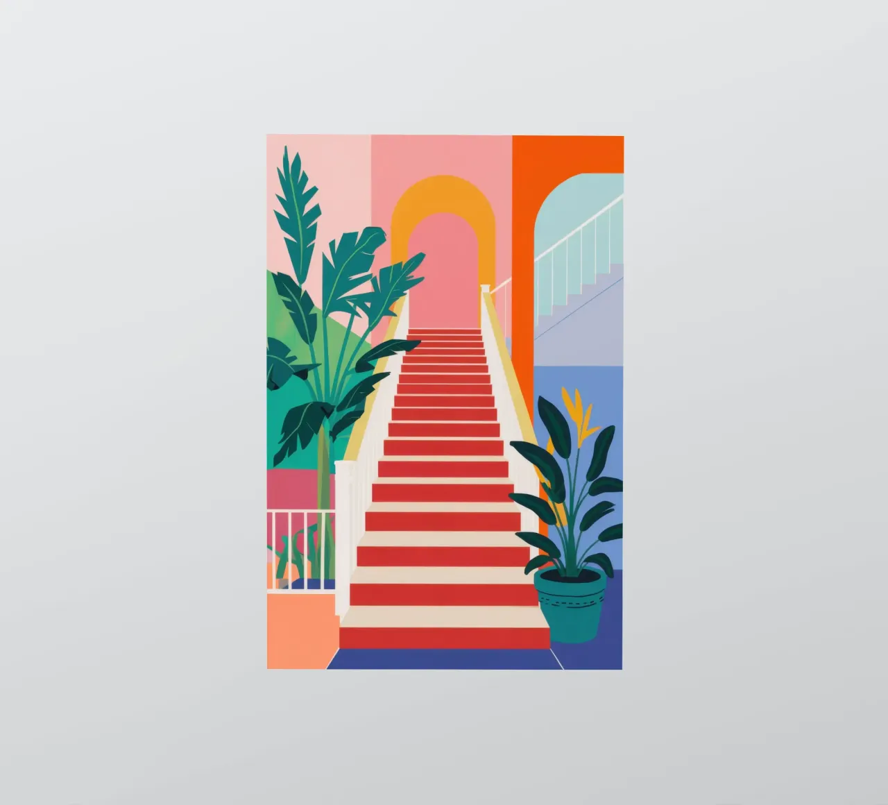 Scala per il paradiso adesivo da Veil Maya