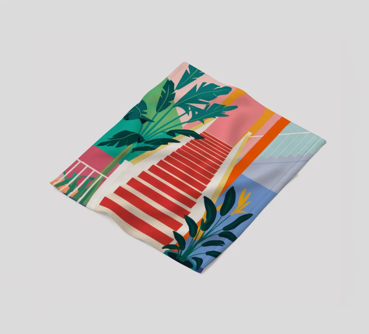 Scala per il paradiso coperta in pile da Veil Maya