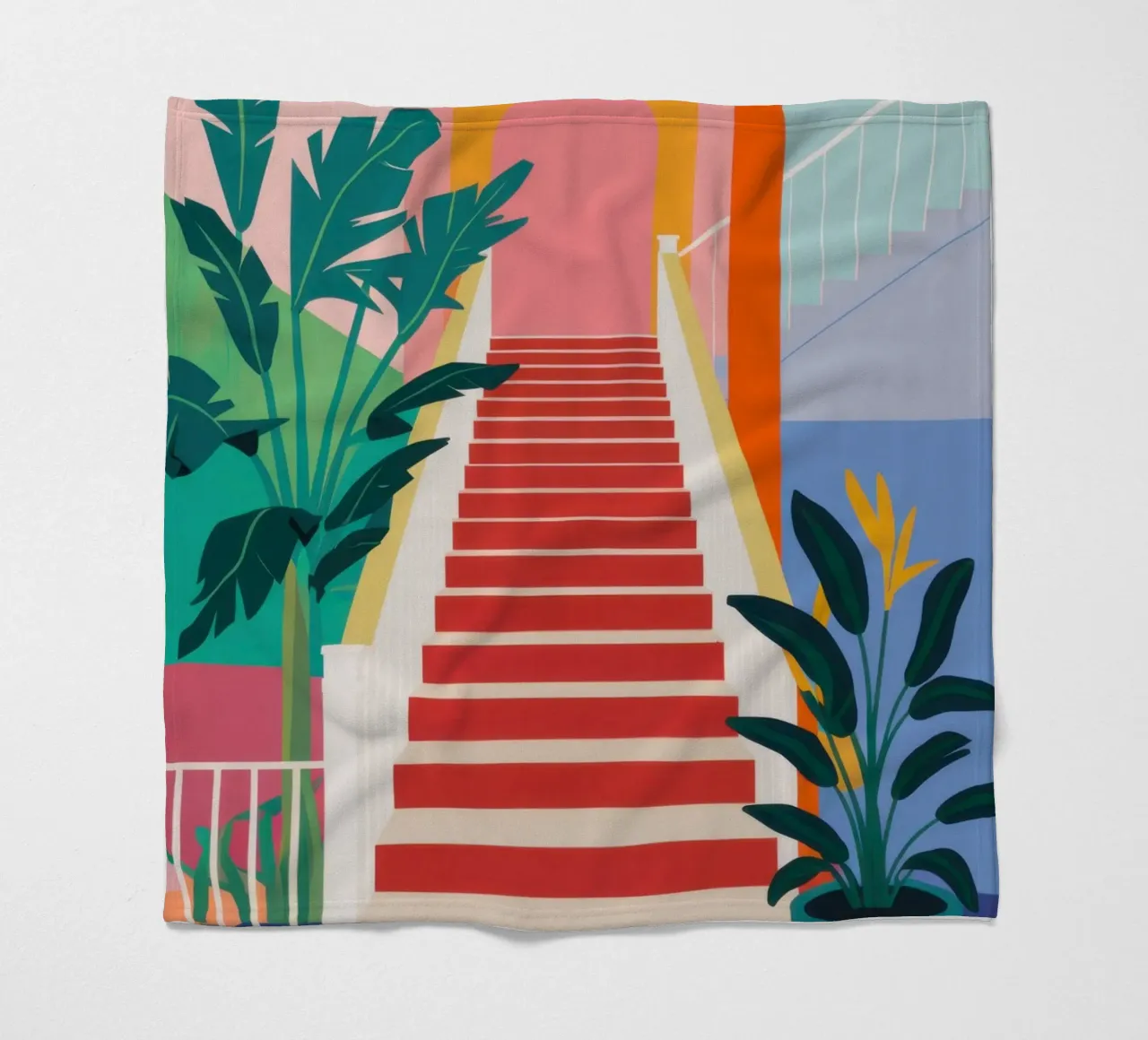 Scala per il paradiso coperta in pile da Veil Maya