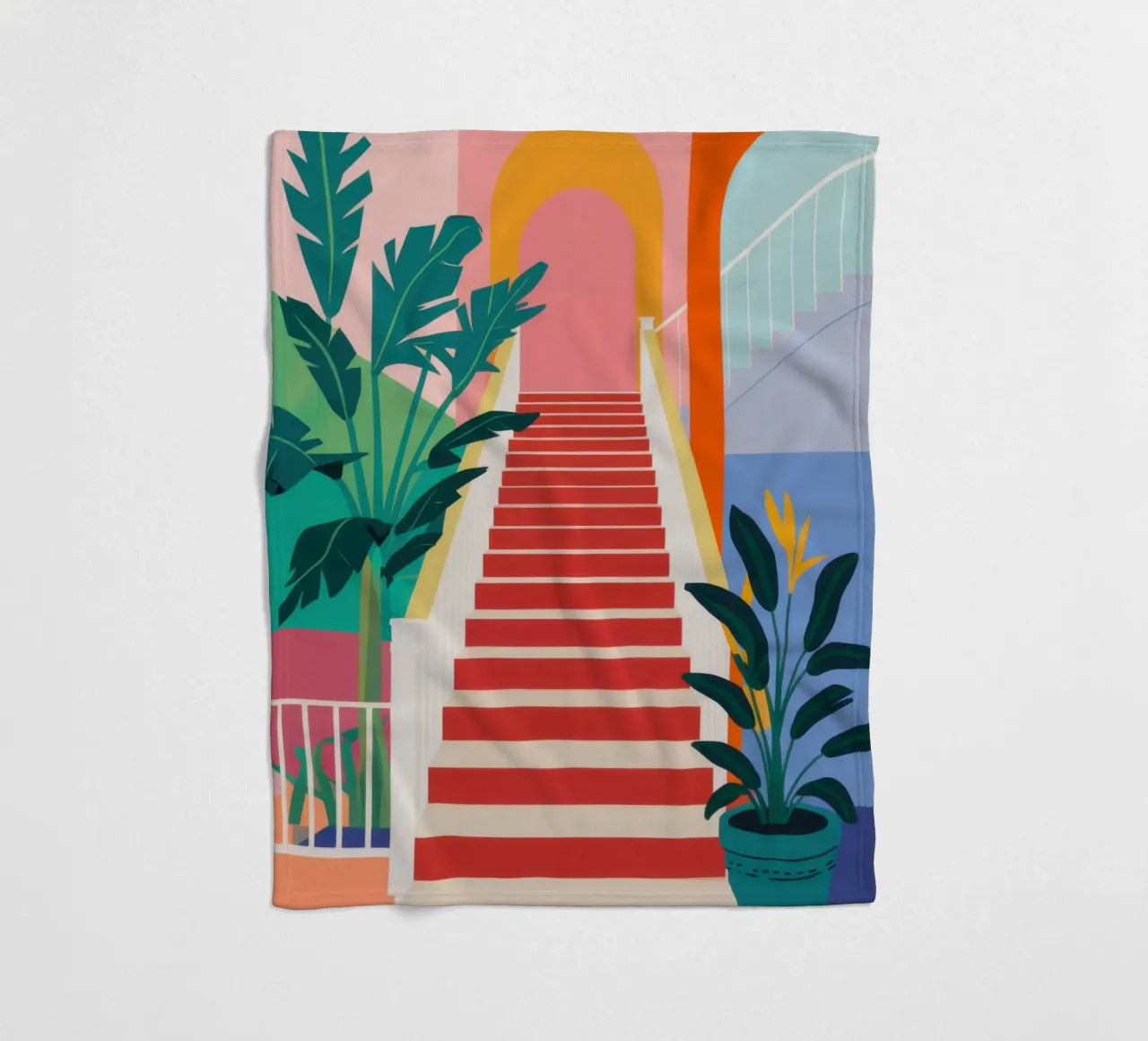 Scala per il paradiso coperta in pile da Veil Maya