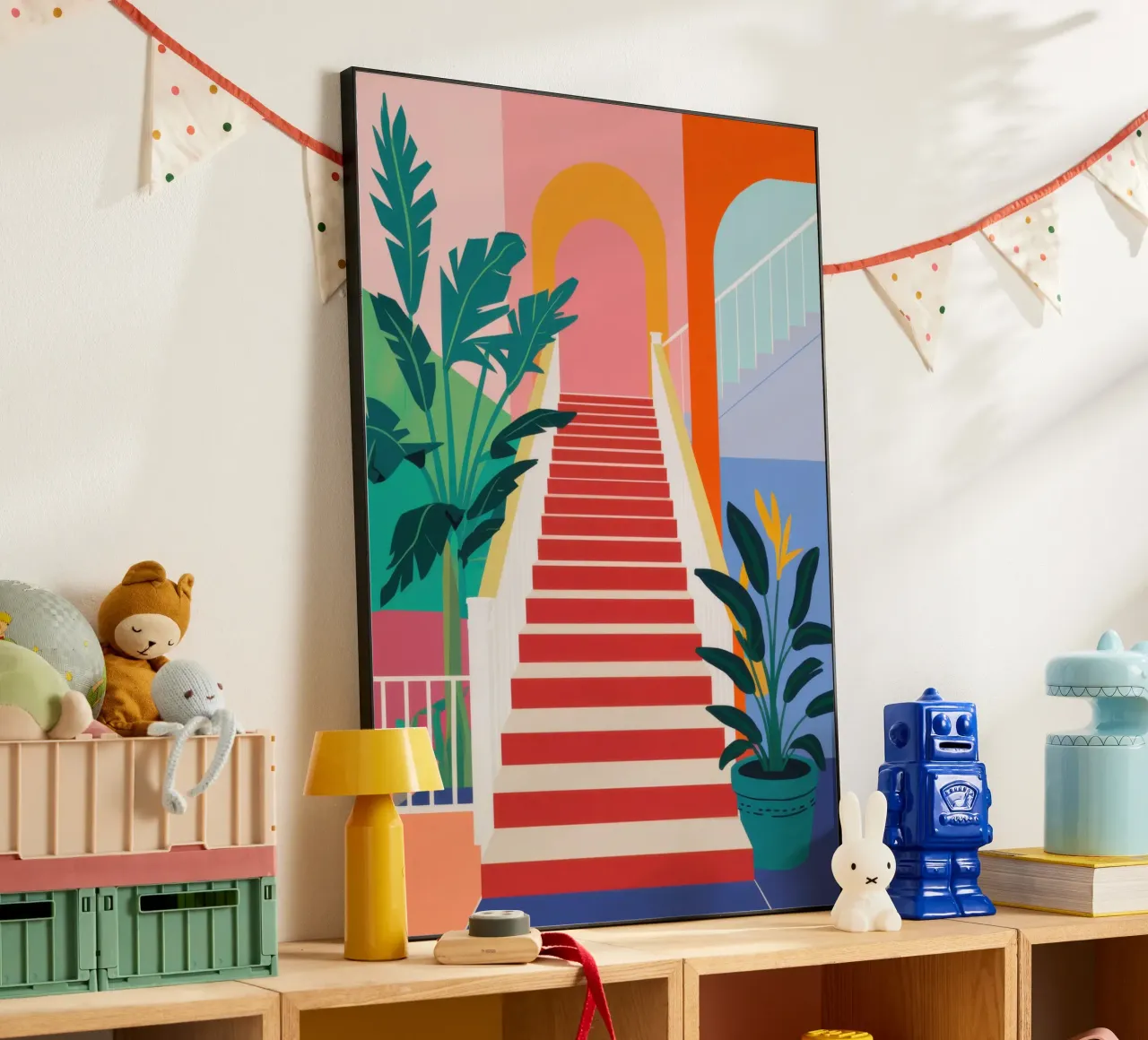 Scala per il paradiso alluminio dibond da Veil Maya