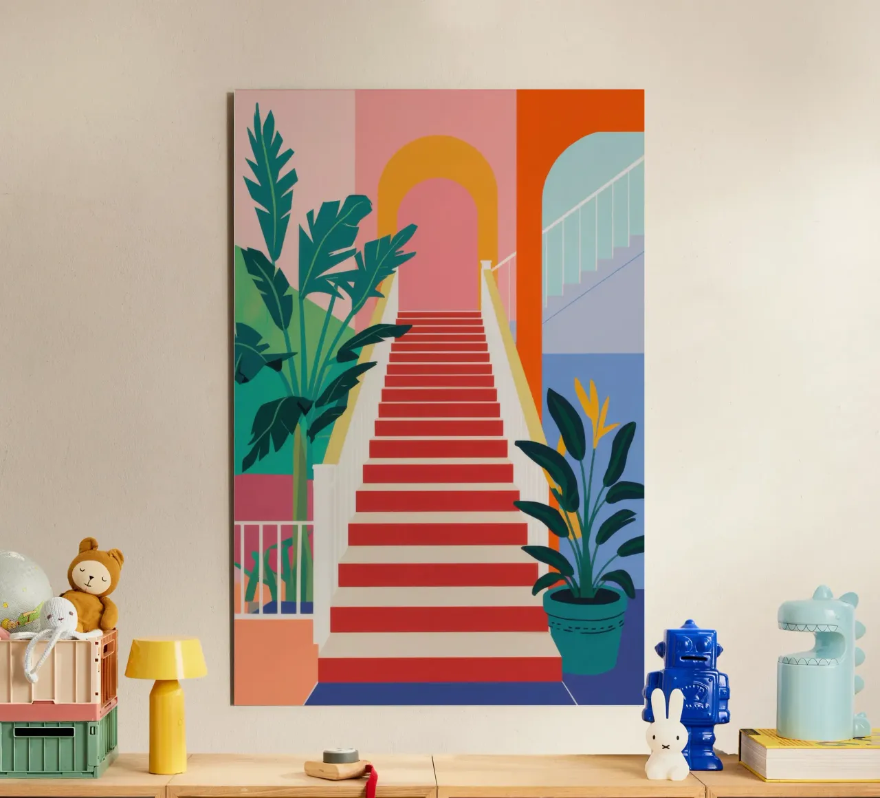 Scala per il paradiso alluminio dibond da Veil Maya