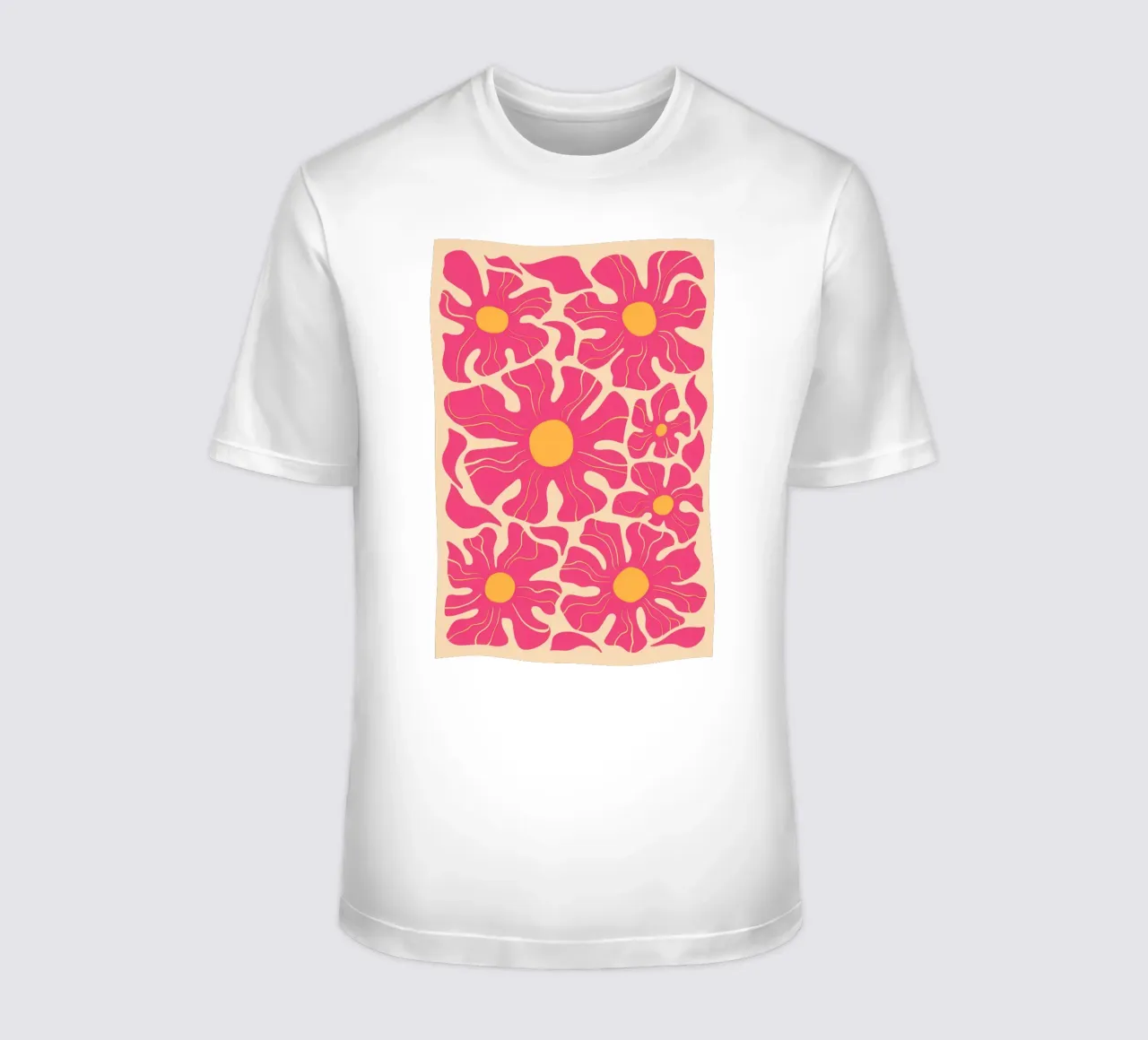 Petali rosa pop art t-shirt da Bring Haven