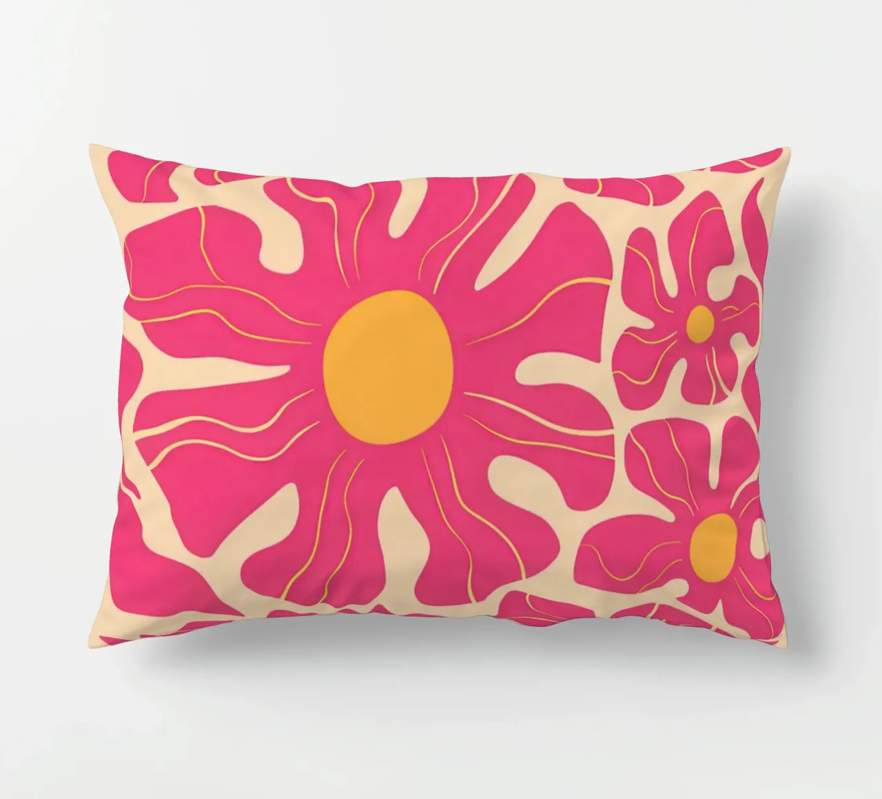 Petali rosa pop art cuscino da Bring Haven