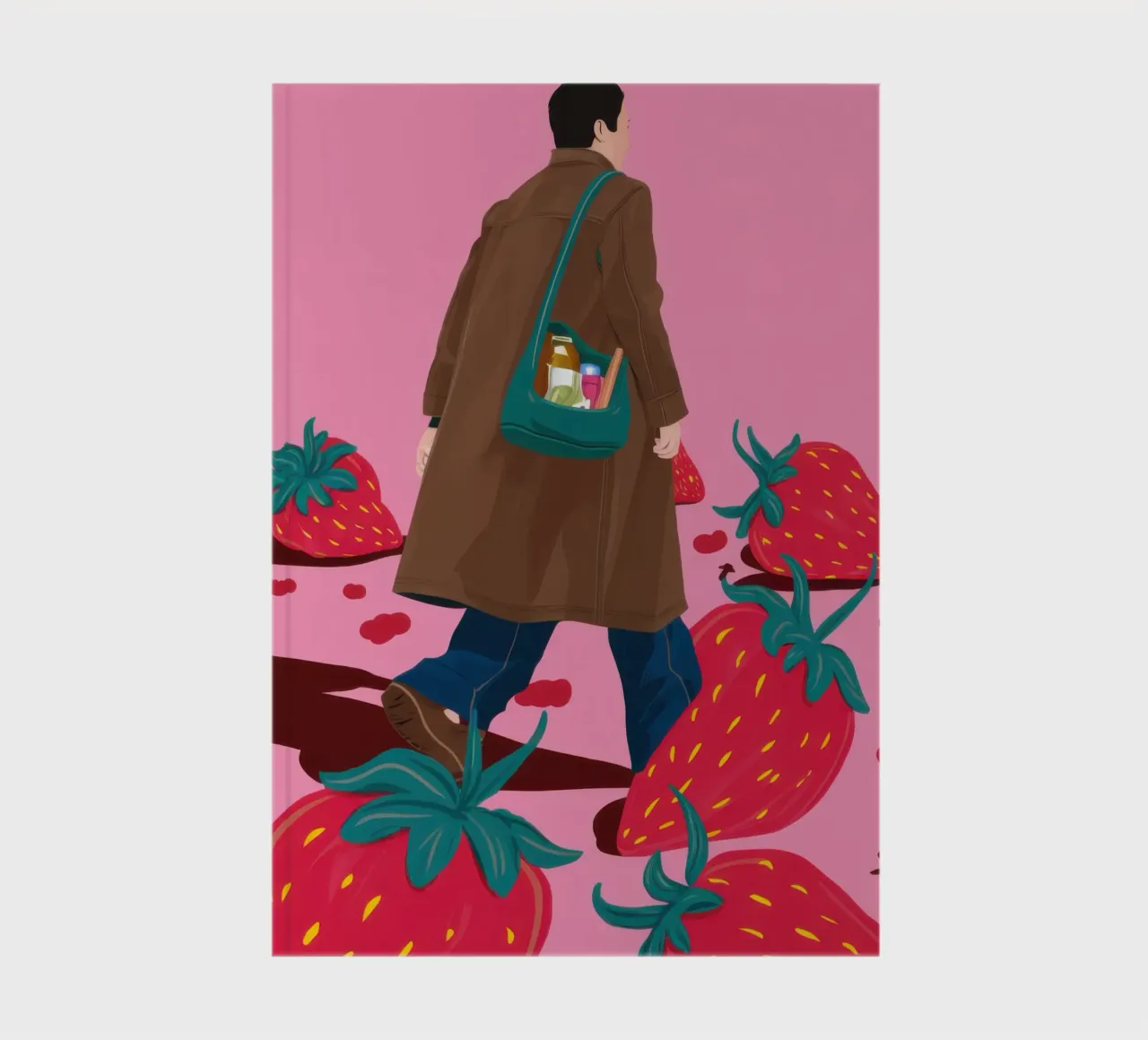 Strawberry Field Forever notebook by Prism Ritual