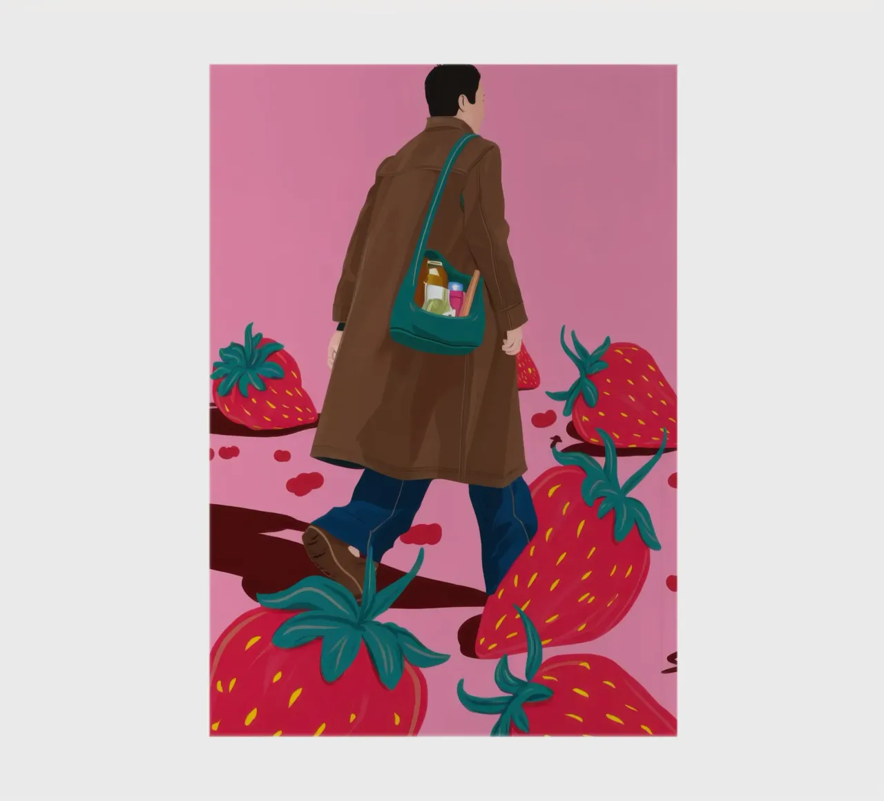 Strawberry Field Forever notebook by Prism Ritual