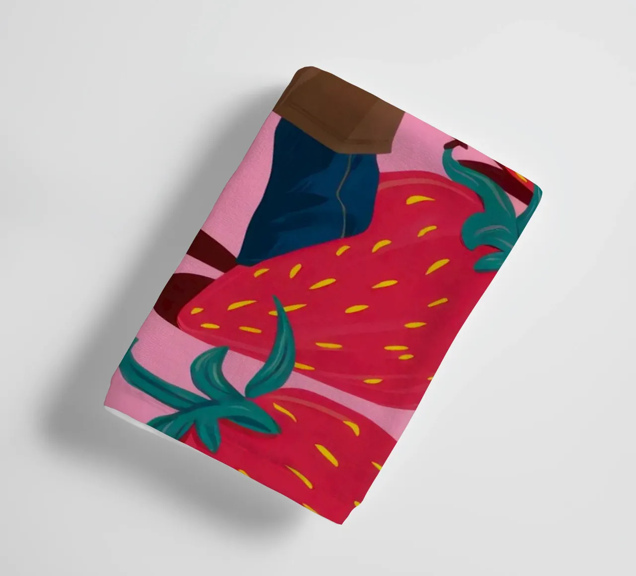 Strawberry Field Forever towel by Prism Ritual