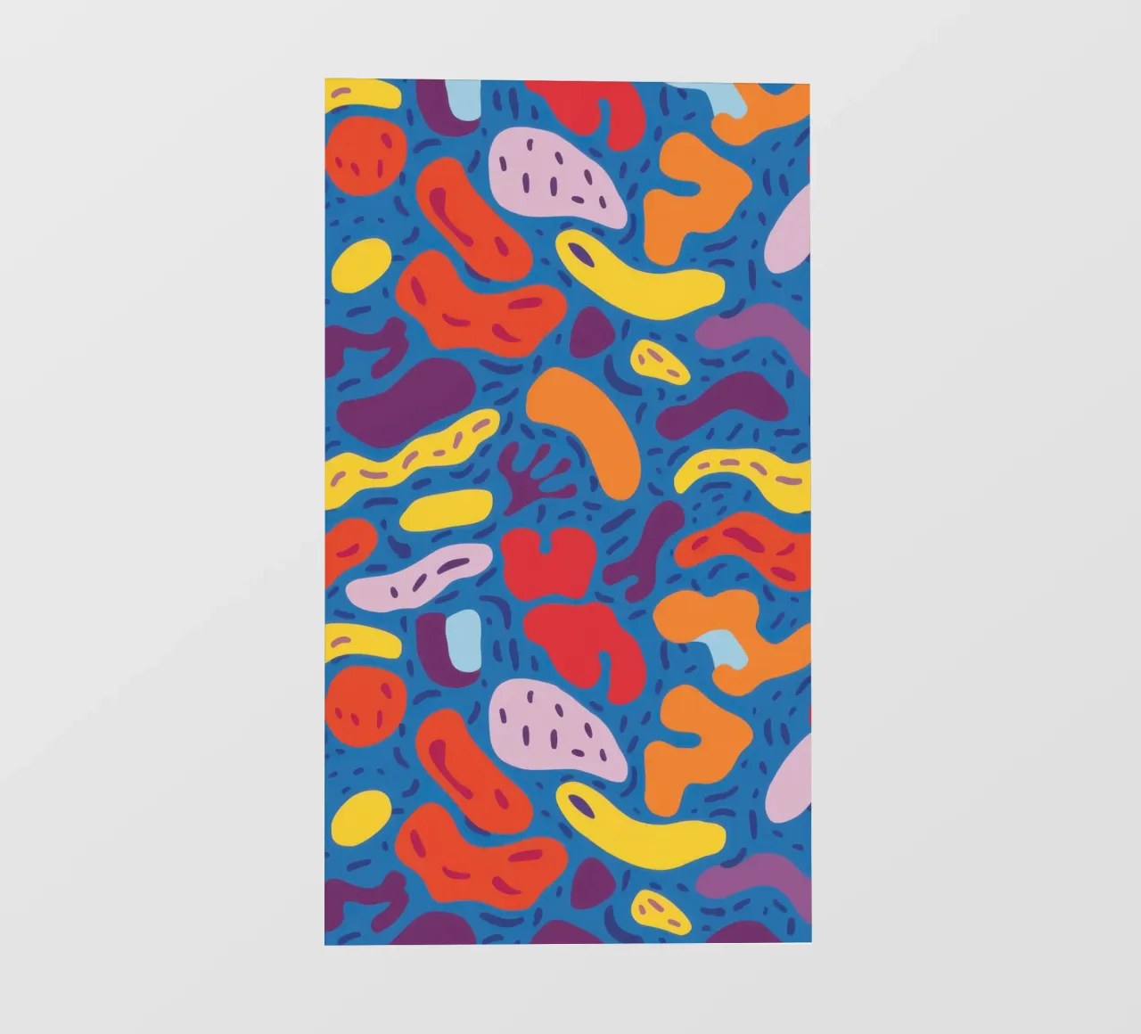 Funky Banana Pattern photo wallpaper by Flock Reverie