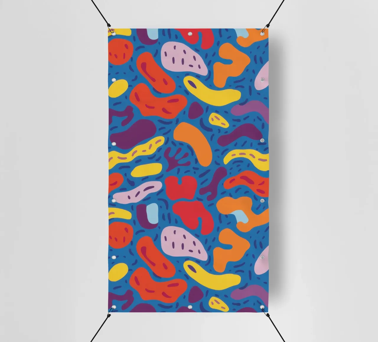 Cartamodello Funky Banana telo in pvc da Flock Reverie