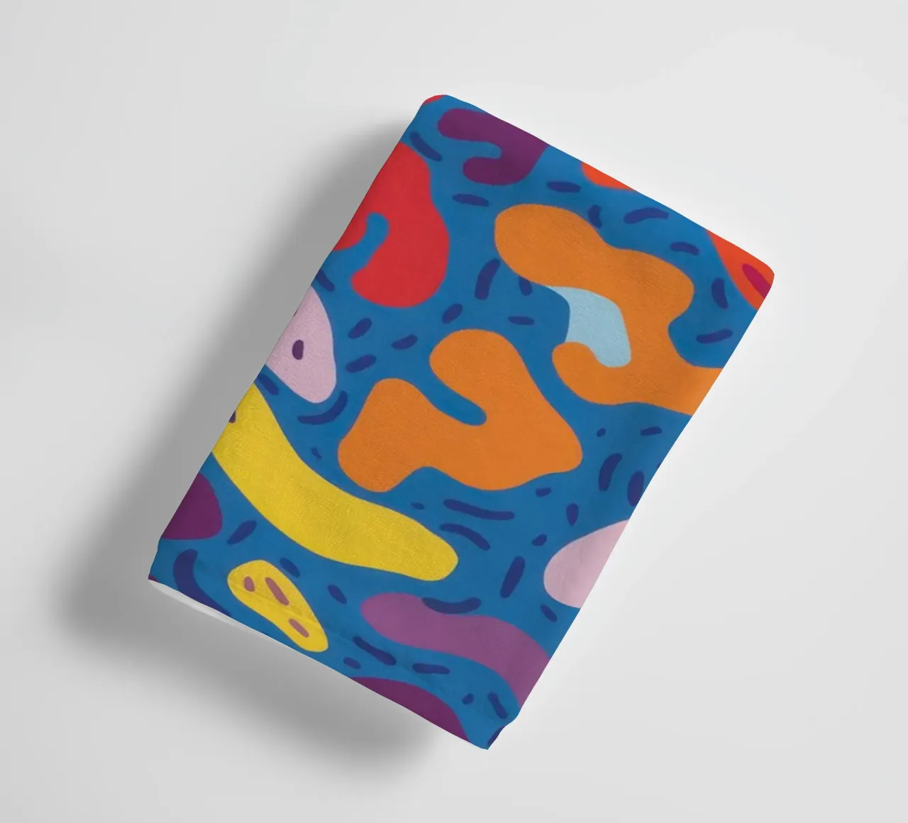 Funky Banana Pattern towel by Flock Reverie