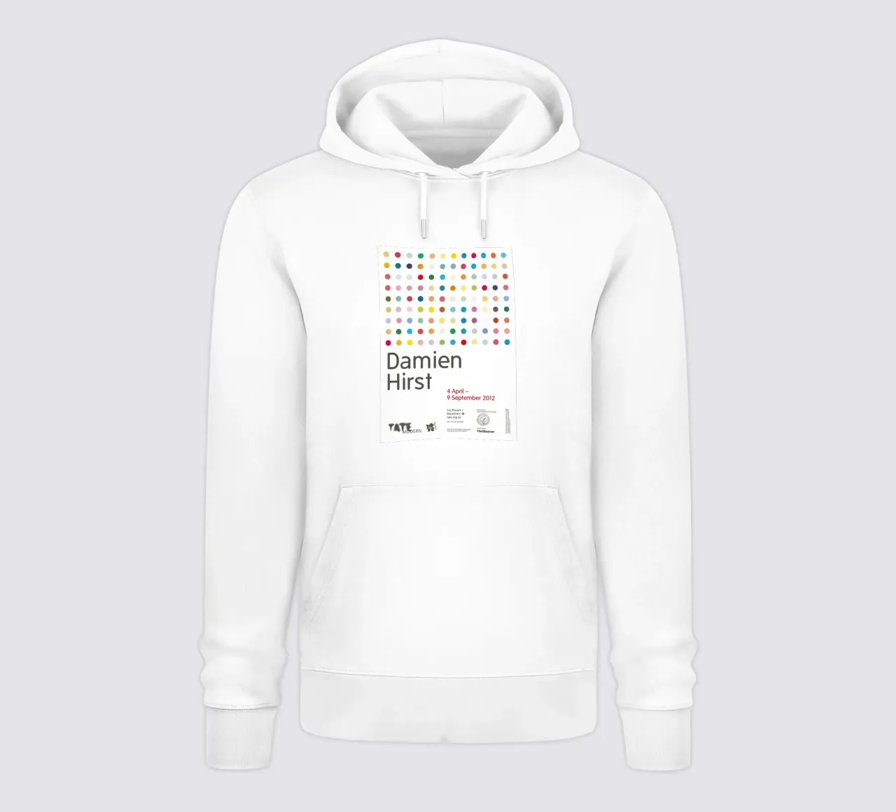 Vintage Damien Hirst Print Exhibition hoodie by Romeyoprints