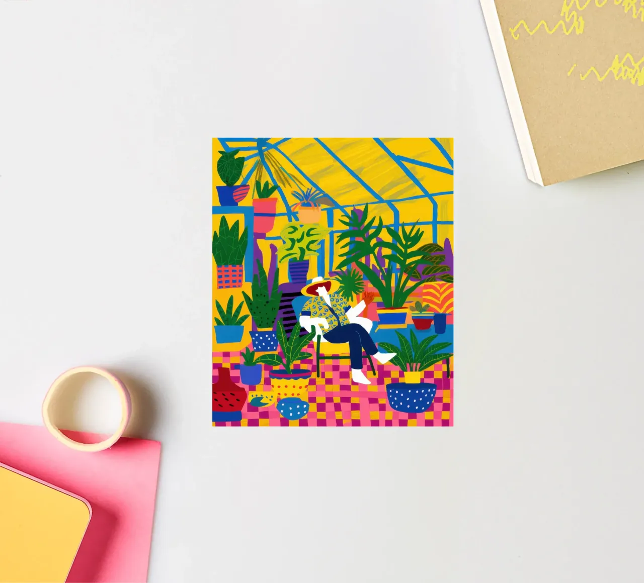Greenhouse Joyful Chaos sticker by Bring Haven