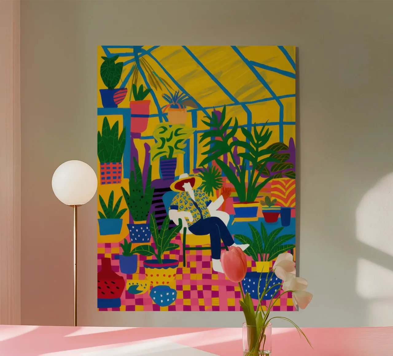 Caos gioioso in serra plexiglass da Bring Haven