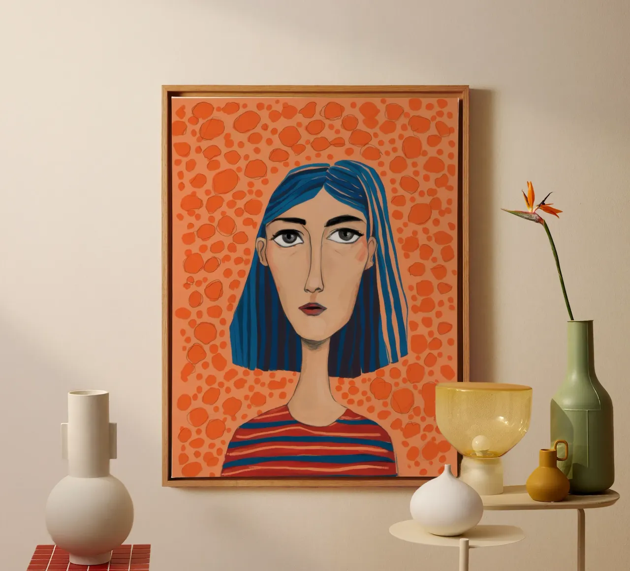 Ame rayée céruléenne toile de Prism Ritual