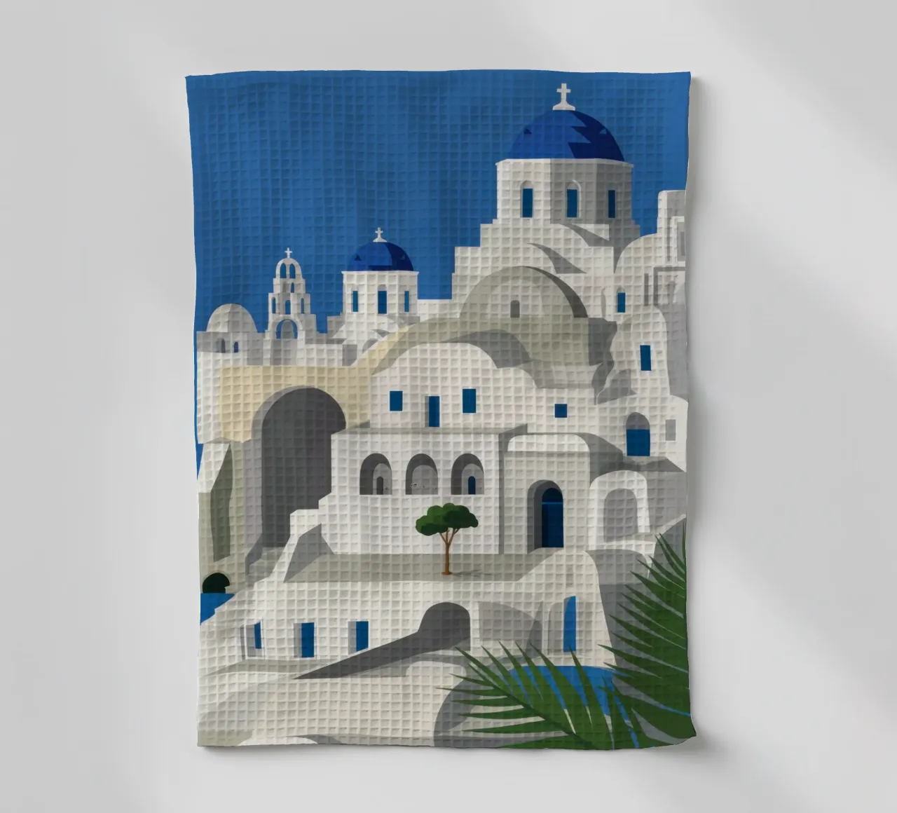 Santorin Charme intemporel torchon de Veil Maya