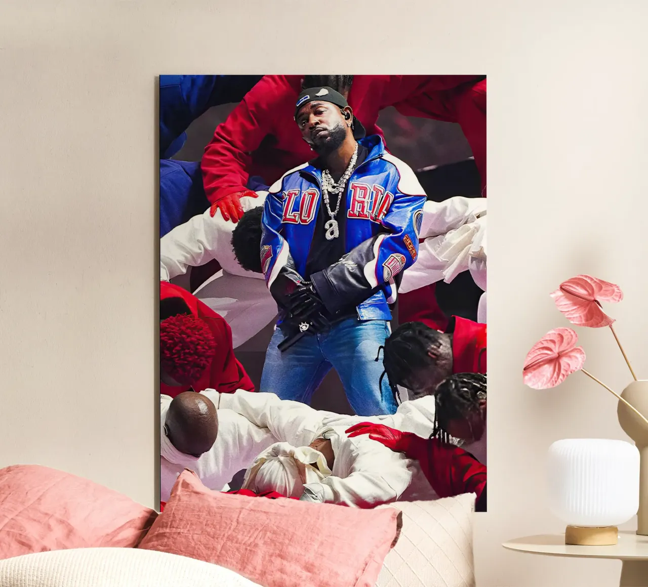 Kendrick Lamar alluminio dibond da Musadad Shop