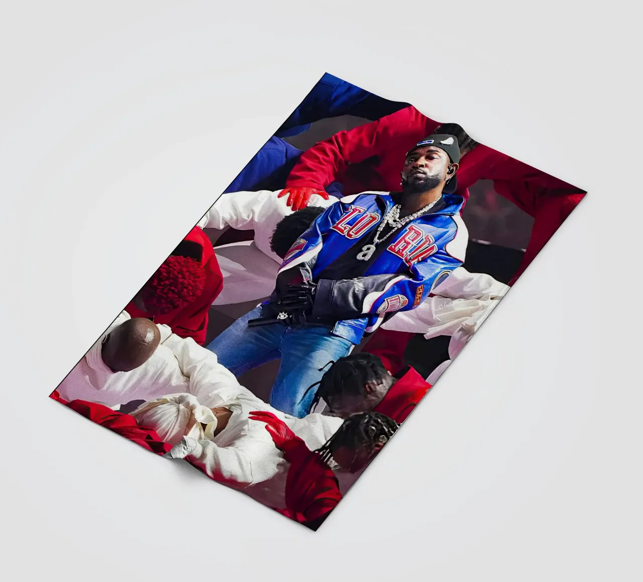 Kendrick Lamar coperta in pile da Musadad Shop