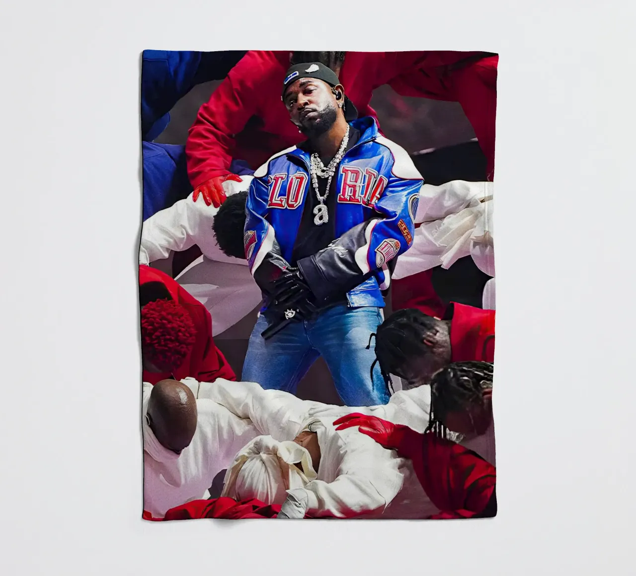 Kendrick Lamar coperta in pile da Musadad Shop
