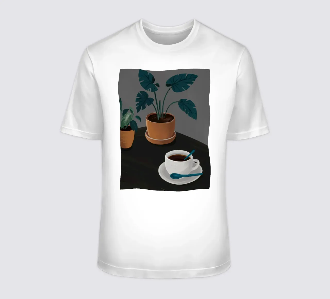 Caffè Moody Stillness t-shirt da Solar Paint
