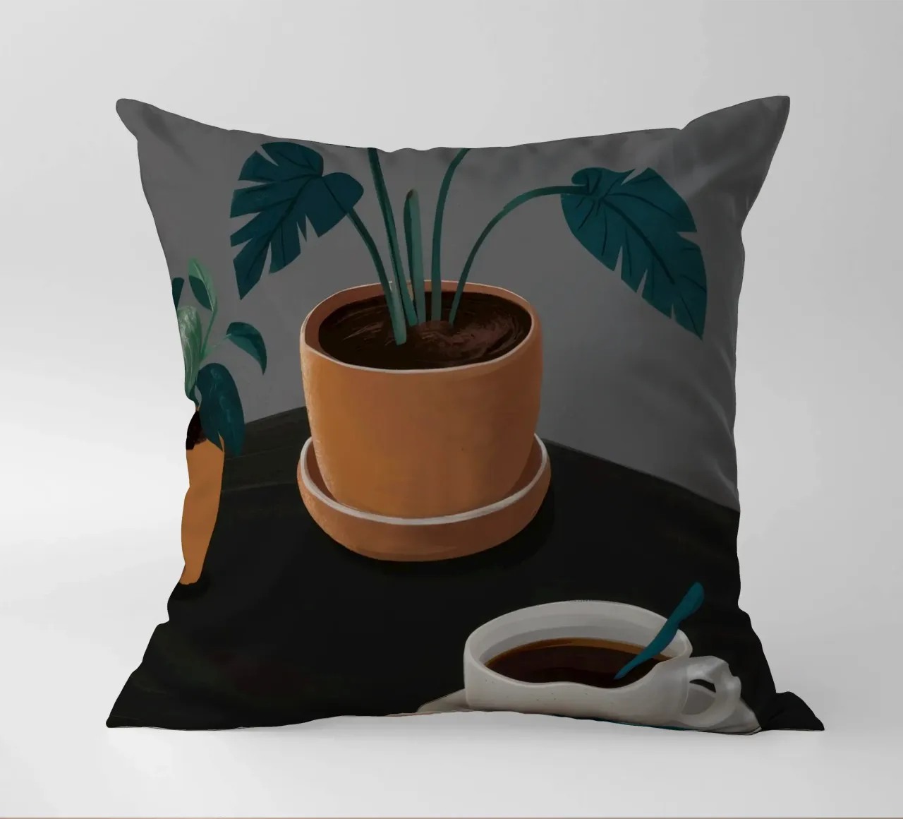 Caffè Moody Stillness cuscino da Solar Paint