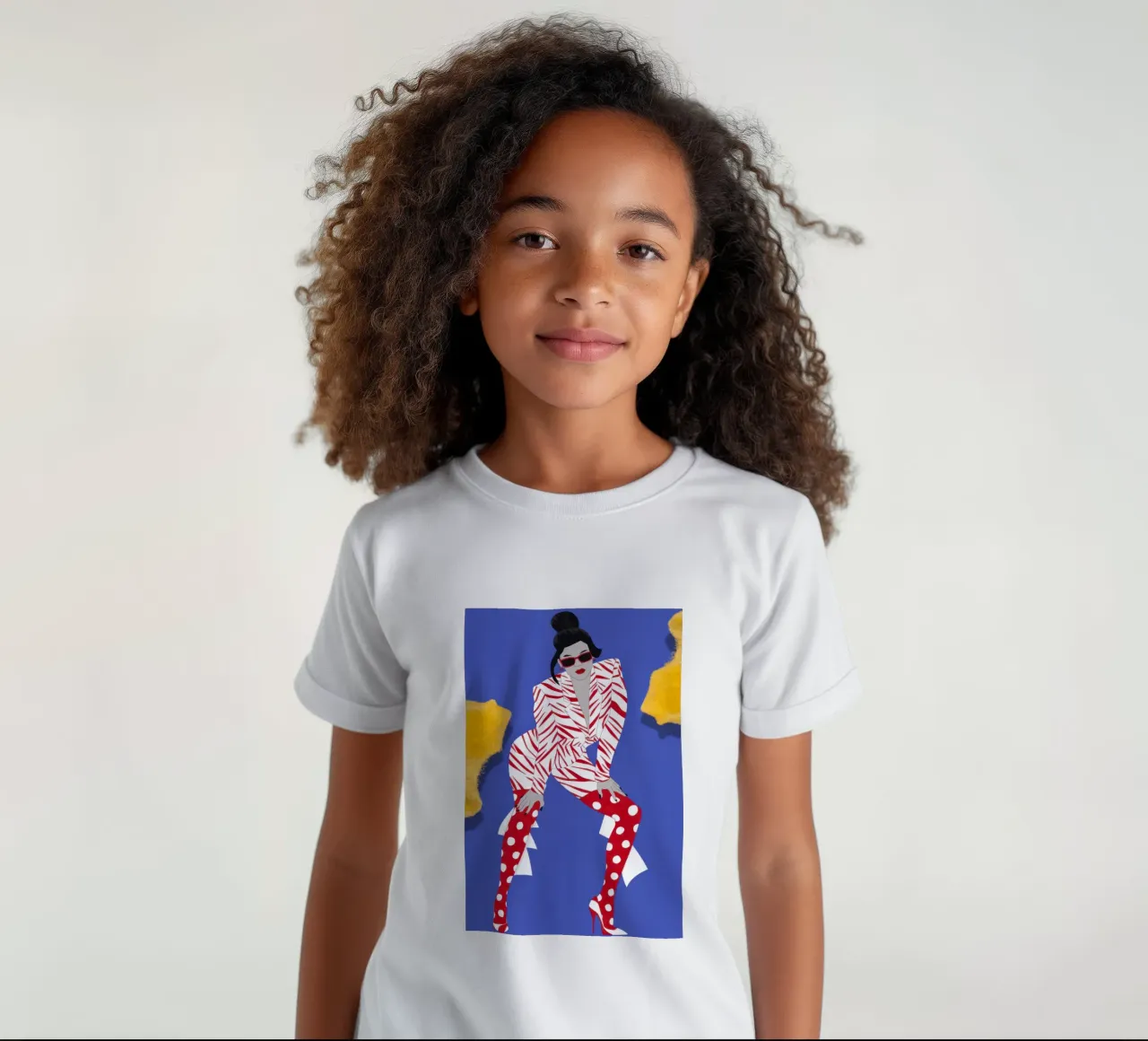 Modello dinamico Energia t-shirt bambini da Veil Maya