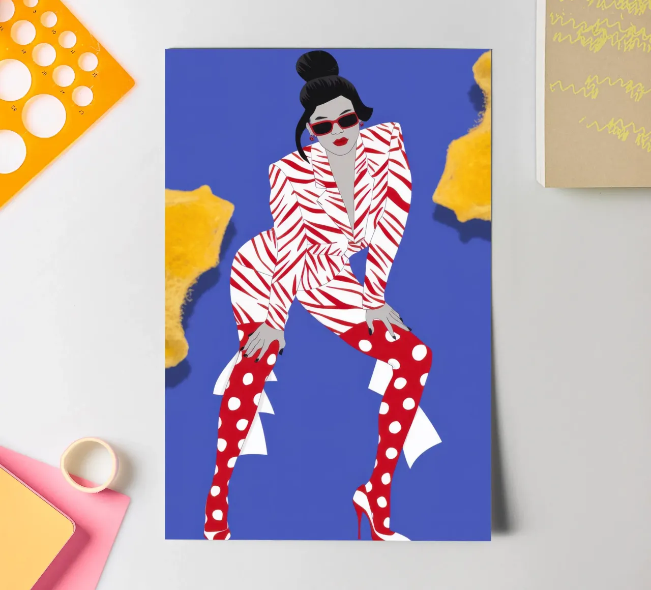 Dynamic Pattern Energy sticker sheet by Veil Maya