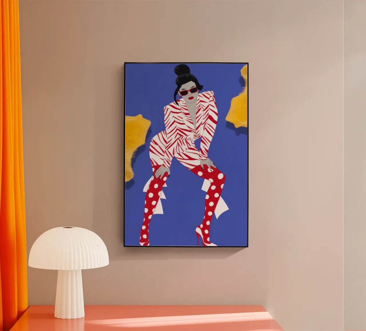 Dynamic Pattern Energy Acryl-Glas von Veil Maya