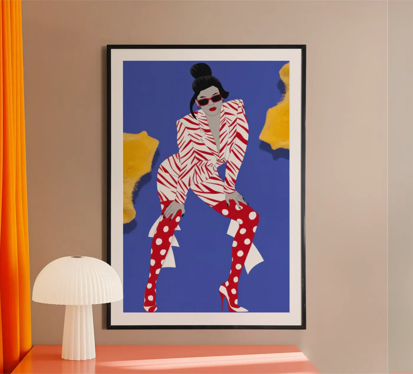 Dynamic Pattern Energy poster van Veil Maya