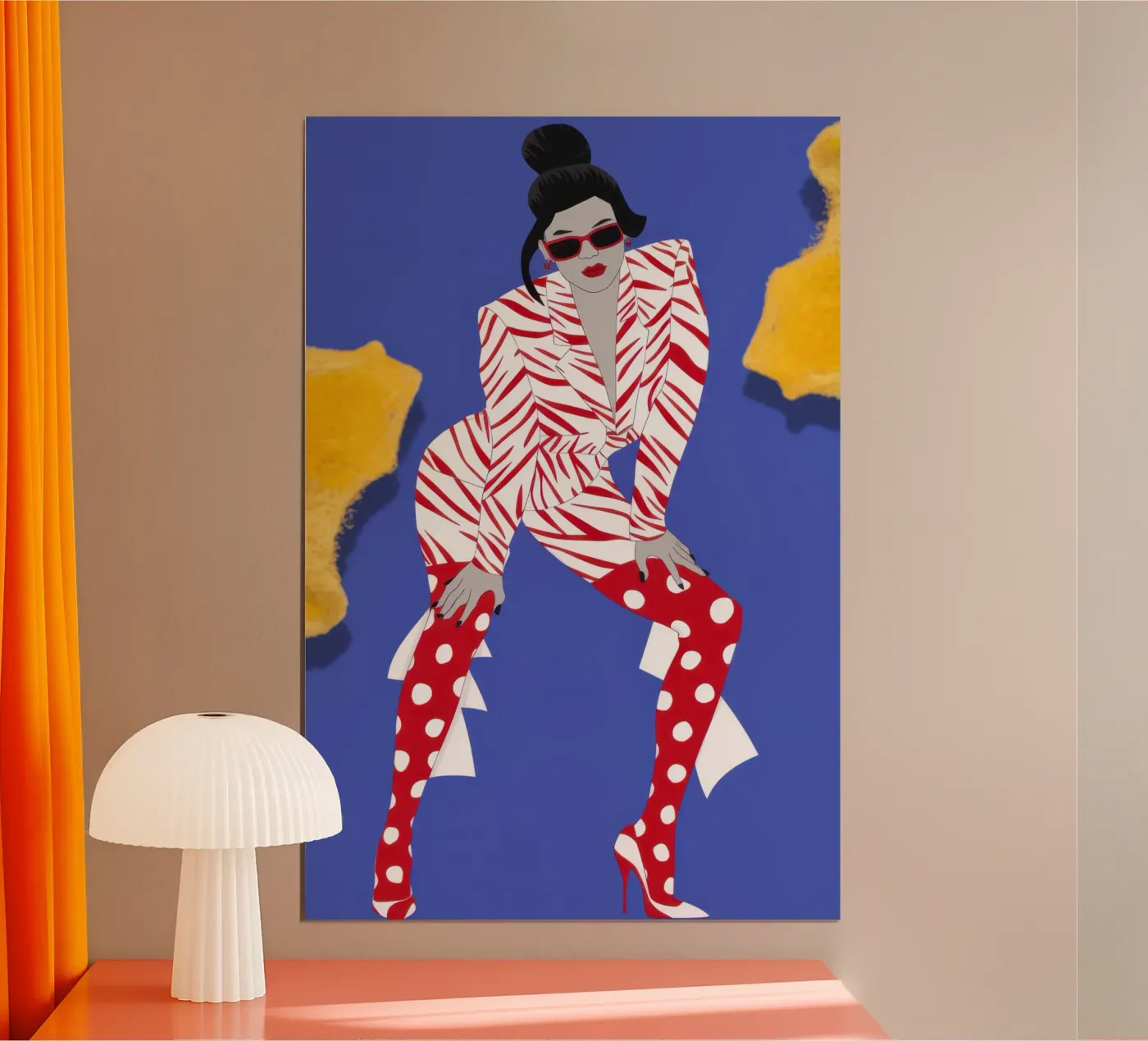 Dynamic Pattern Energy poster van Veil Maya