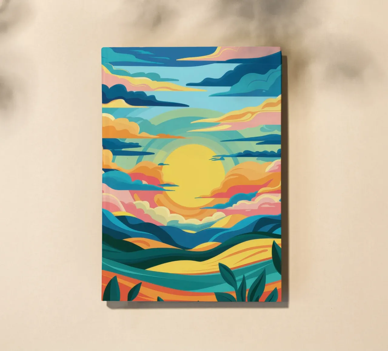 Impasto Sunset Dream carnet de notes de Prism Ritual