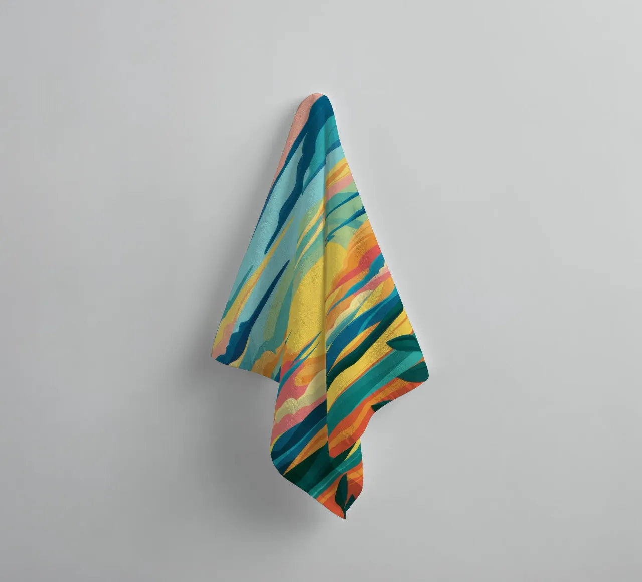 Impasto Sunset Dream towel by Prism Ritual