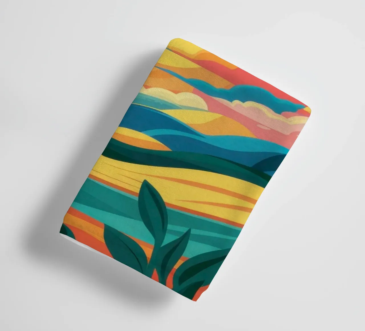 Impasto Sunset Dream towel by Prism Ritual