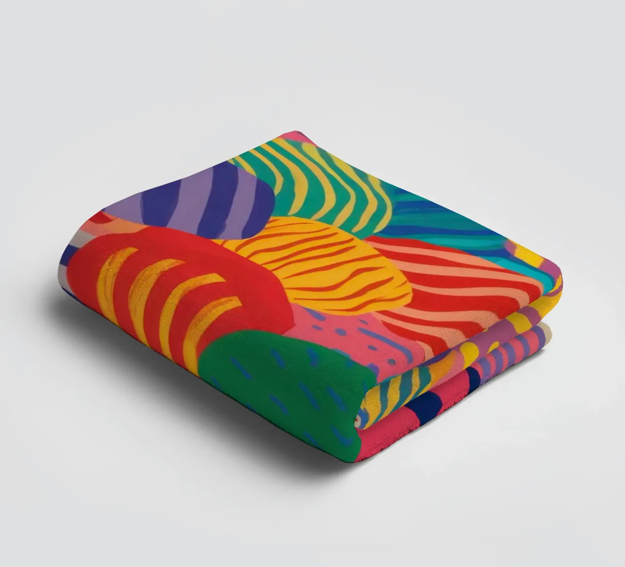 Tissage abstrait vibrant serviette de bain de Solar Paint
