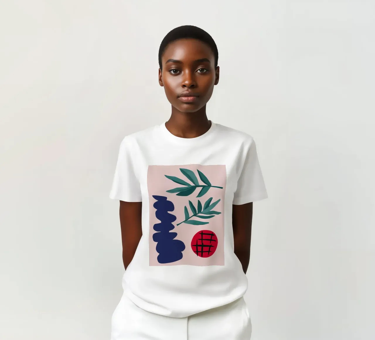 Equilibrio botanico del corallo t-shirt da Prism Ritual