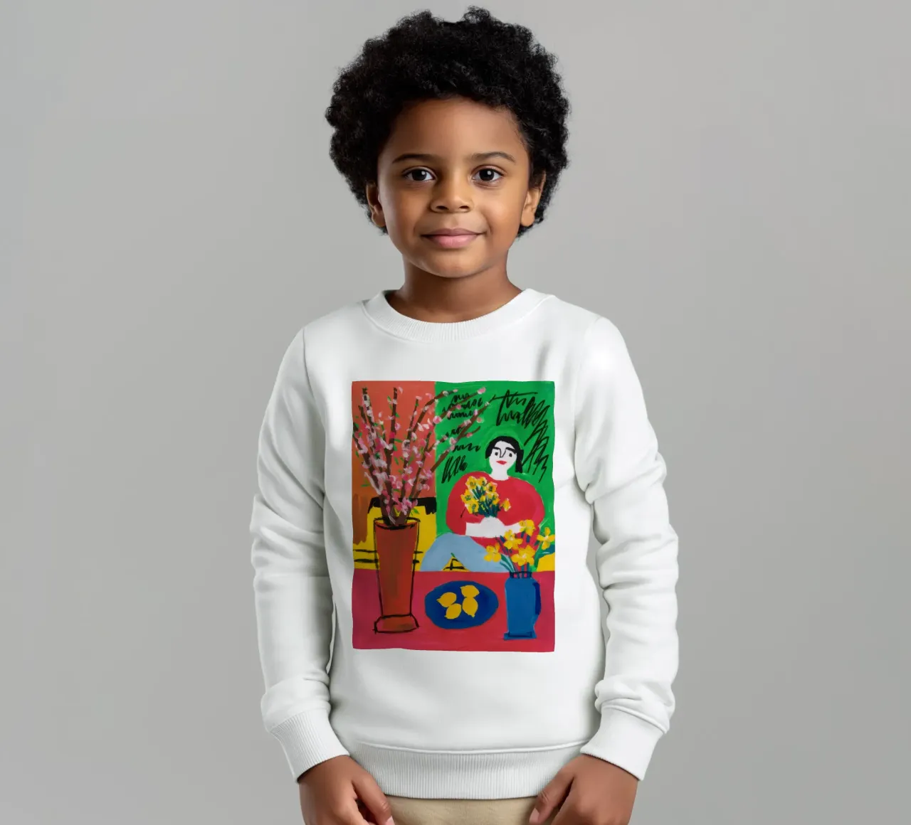 Saule à chattes Offrande douce sweat enfant de Prism Ritual